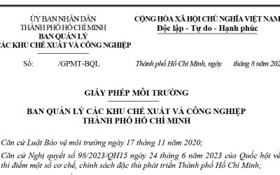 Giấy phép môi trường